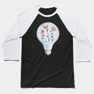 Bright Floral Ideas Baseball T-Shirt